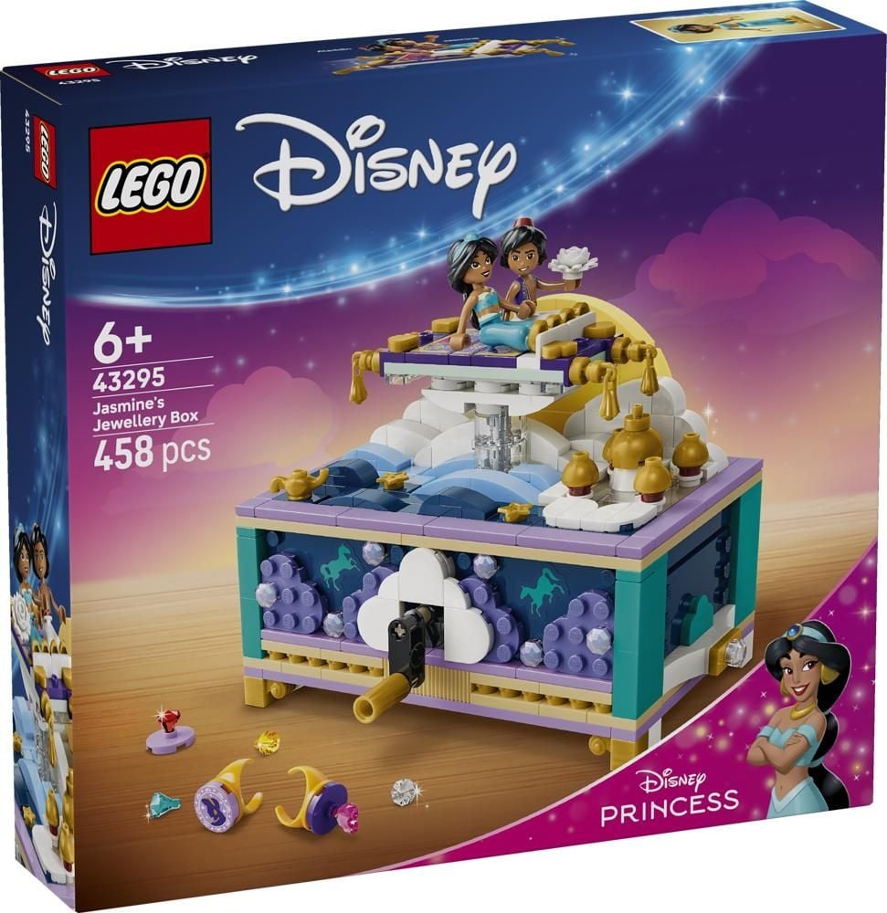 LEGO Disney Princess Szkatułka na biżuterię Dżasminy 43295