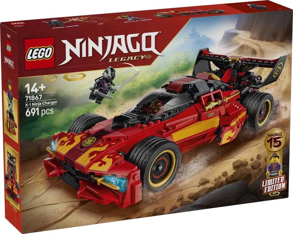 LEGO NINJAGO Ninjaścigacz X-1 — 15-lecie 71867