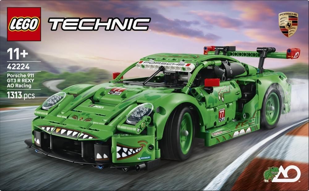 LEGO Technic Samochód Porsche 911 GT3 R REXY AO Racing 42224