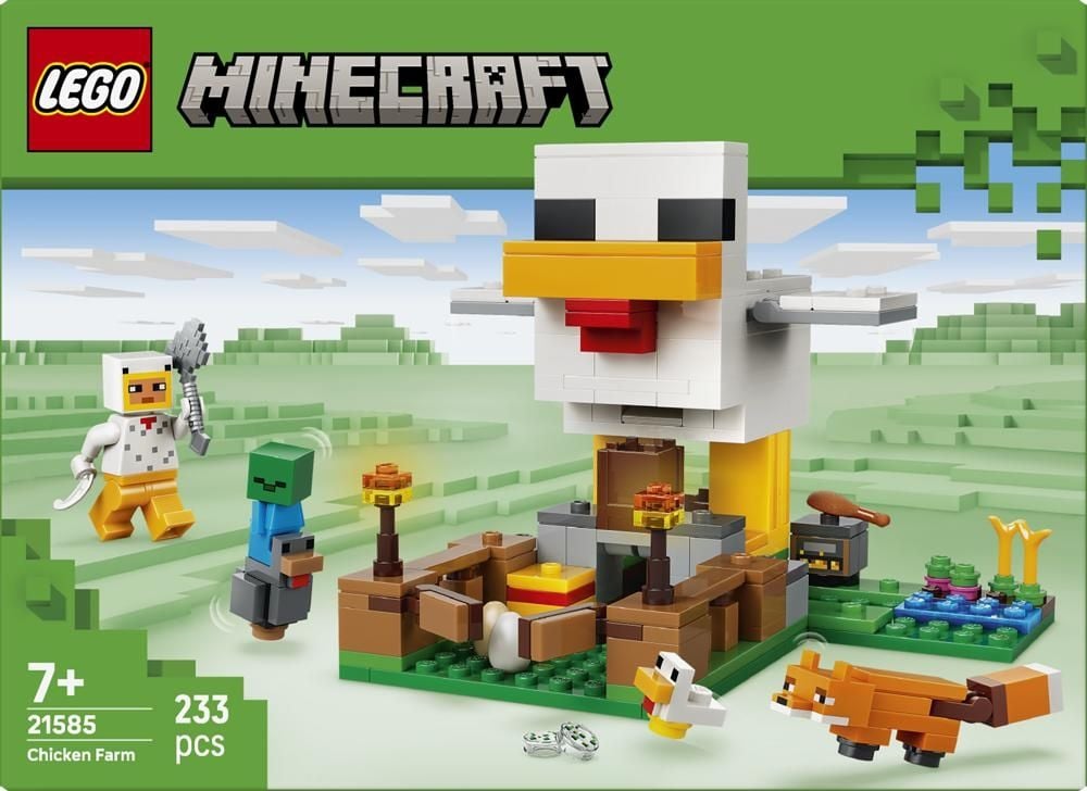 LEGO Minecraft Farma kurczaków 21585