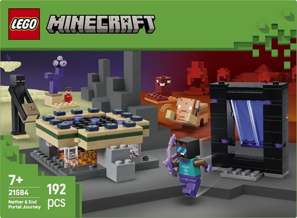 LEGO Minecraft Podróż przez portal Netheru i Kresu 21584