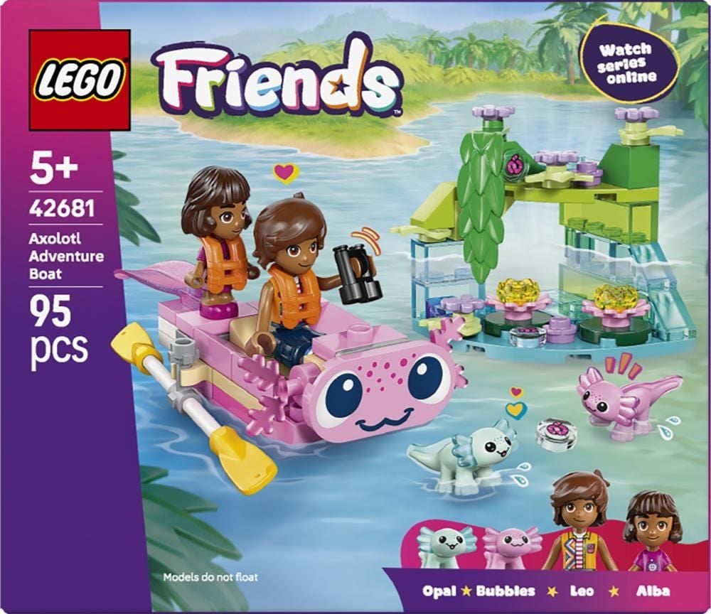 LEGO Friends Przygoda na aksolotlowej łodzi 42681