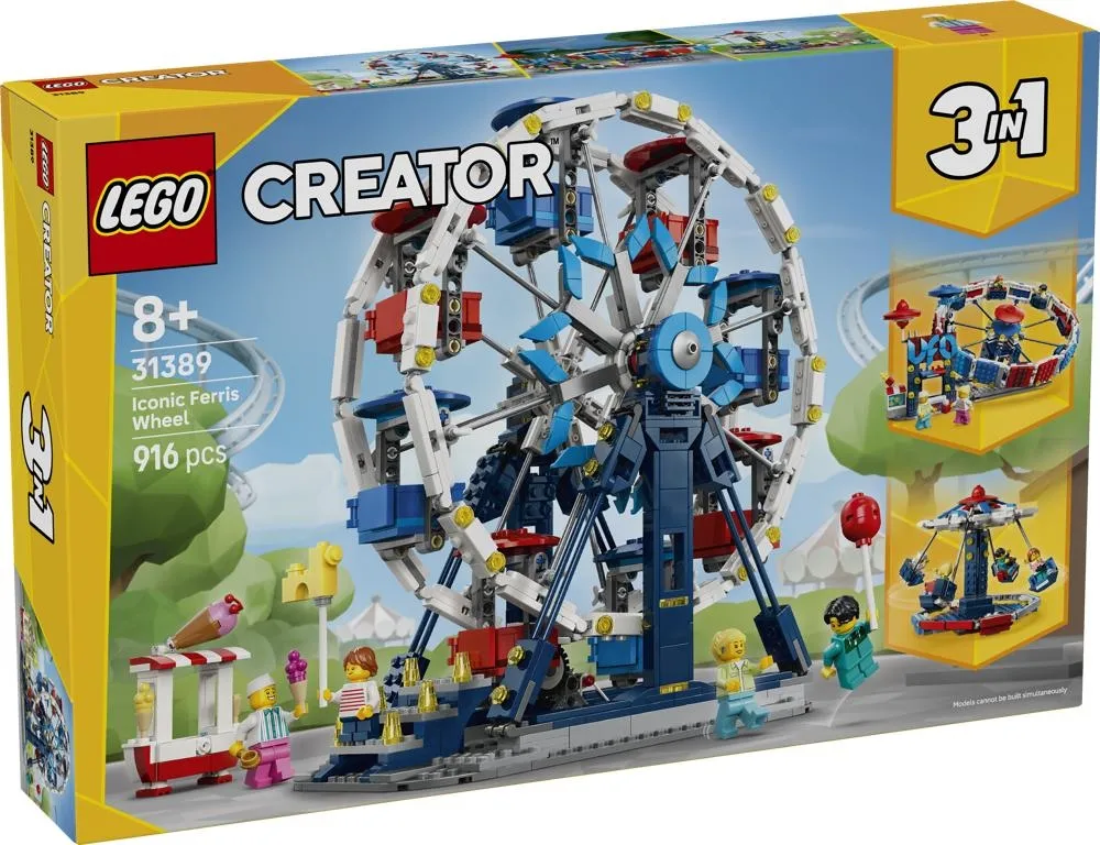 LEGO Creator 3 w 1 Kultowy diabelski młyn 31389