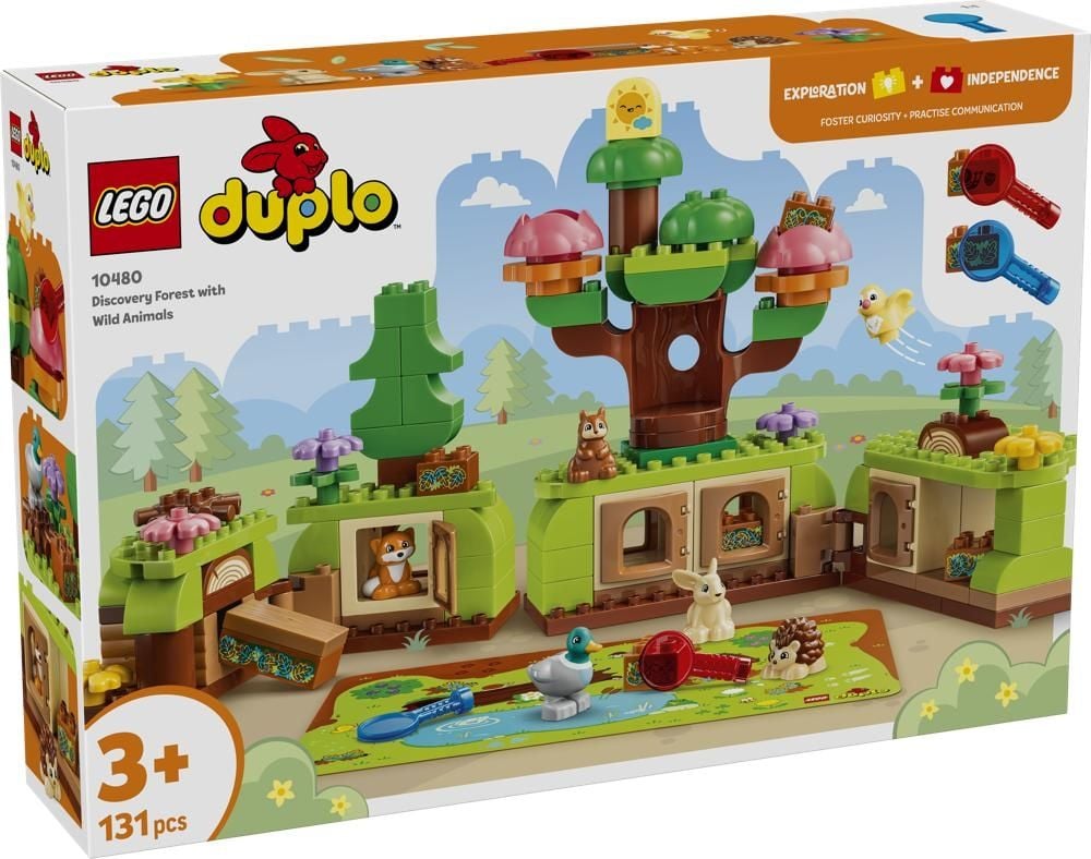 LEGO DUPLO Las odkrywców z dzikimi zwierzętami 10480