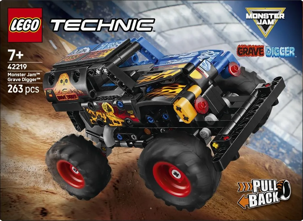LEGO Technic Monster Jam Grave Digger Ogień i lód 42219