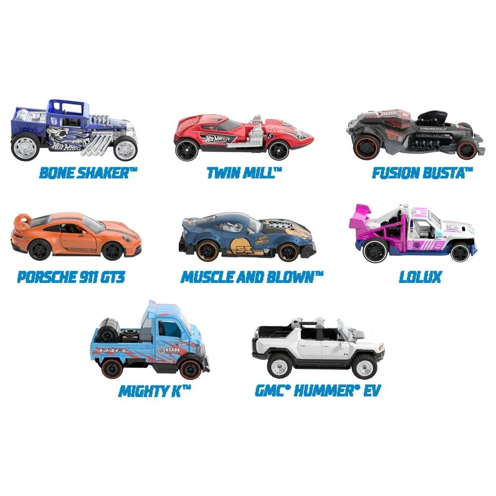 Hot Wheels Pojazd z napędem pull-back Asortyment HPR70