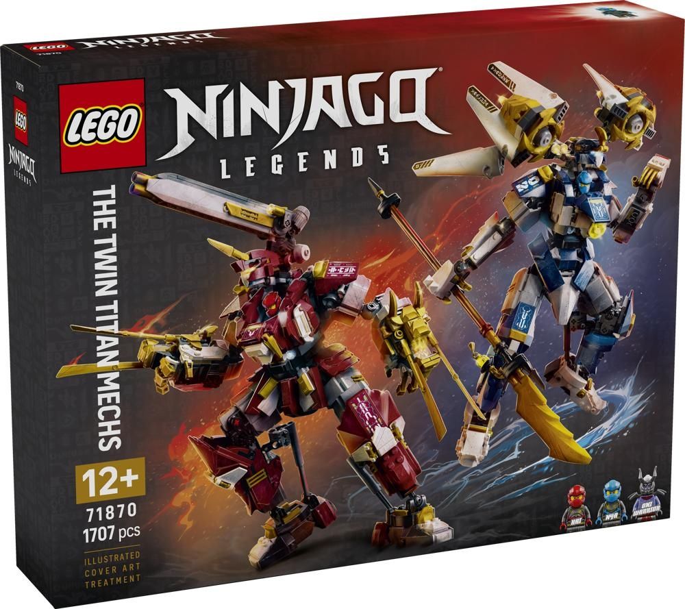 LEGO NINJAGO Bliźniacze tytanowe mechy 71870