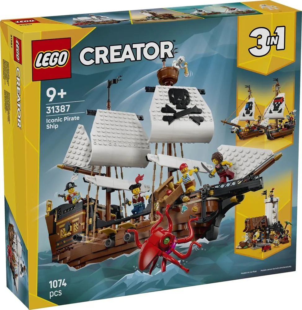LEGO Creator 3 w 1 Legendarny statek piracki 31387