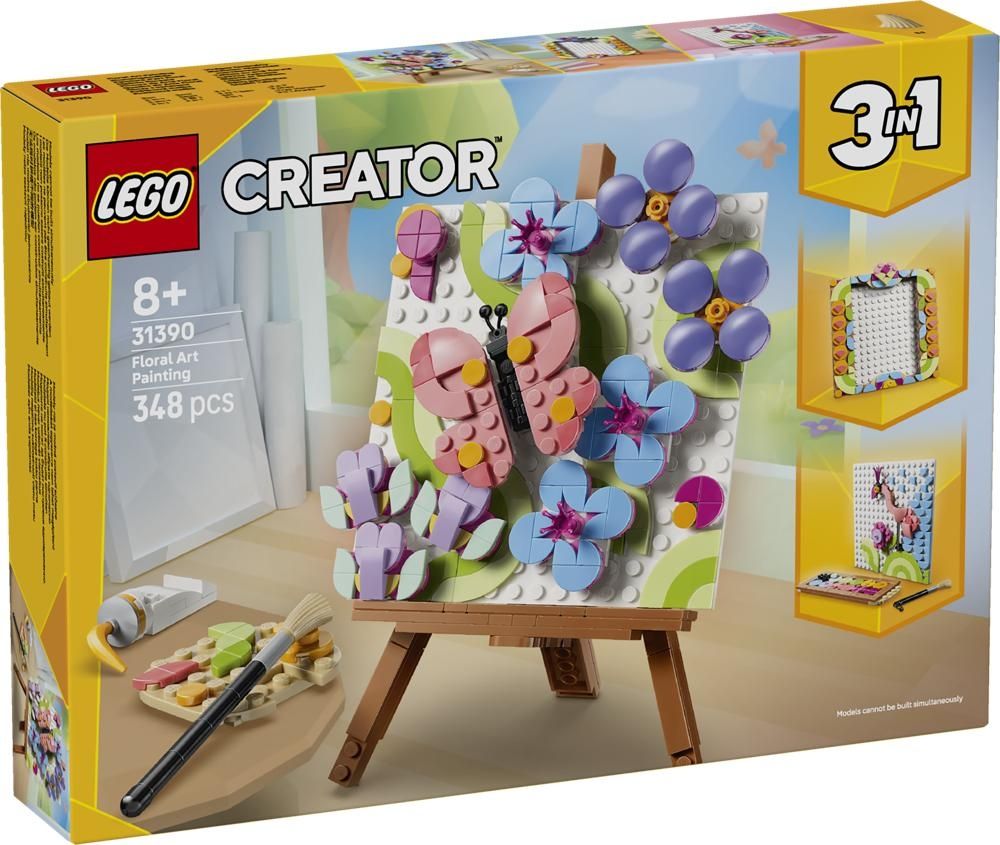 LEGO Creator 3 w 1 Dekoracyjny obraz z kwiatami 31390