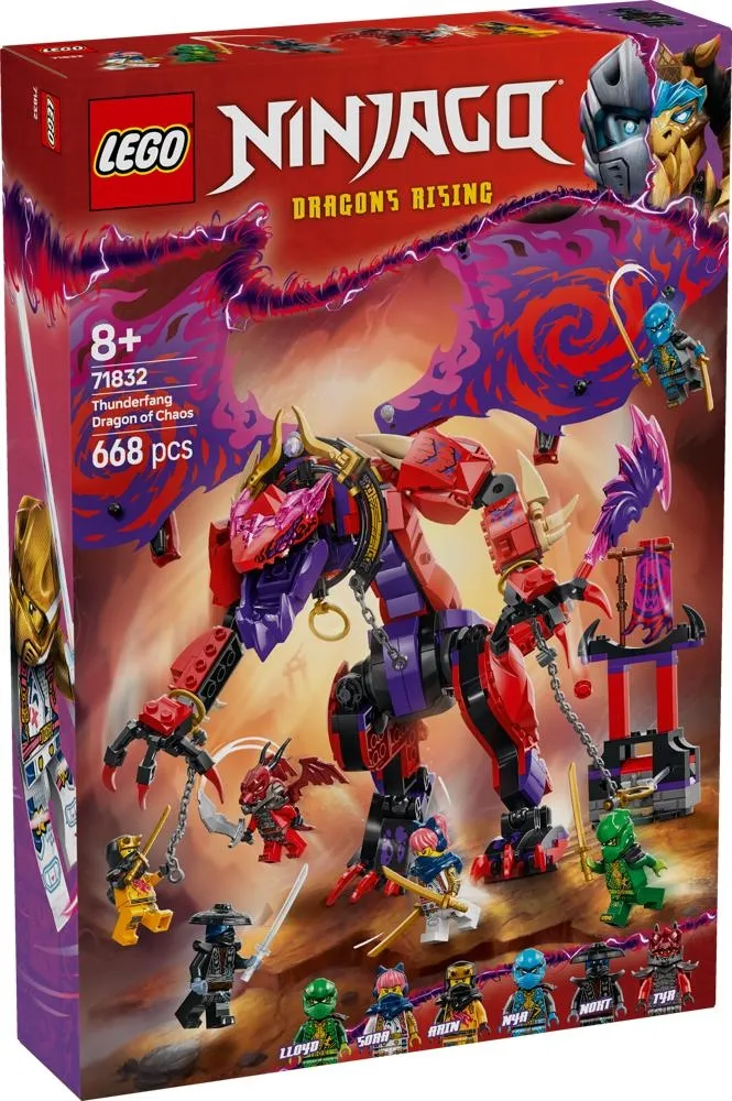 LEGO NINJAGO 71832 Smok chaosu Kiełogrzmot