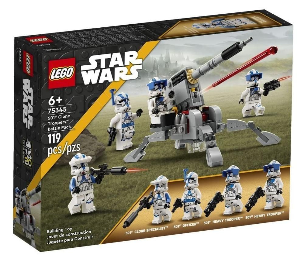 LEGO Star Wars Zestaw bitewny – żołnierze-klony z 501. legionu 75345