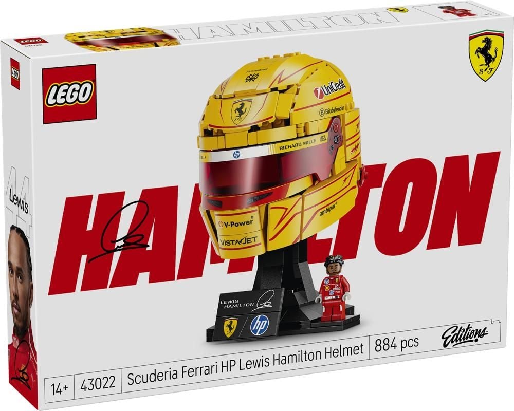 LEGO Editions Kask Lewis Hamilton Scuderia Ferrari HP 43022