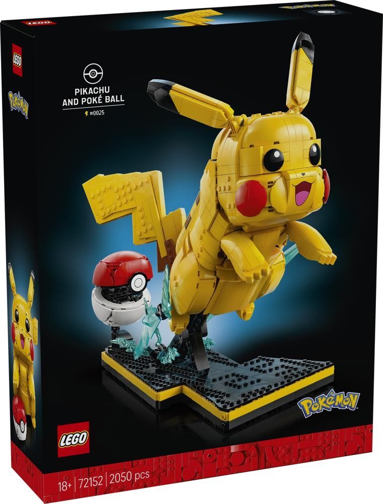 LEGO Pokémon Pikachu i Pokéball 72152