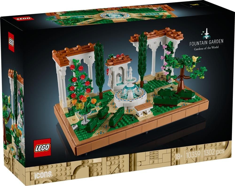 LEGO Icons 10359 Fontanna w ogrodzie