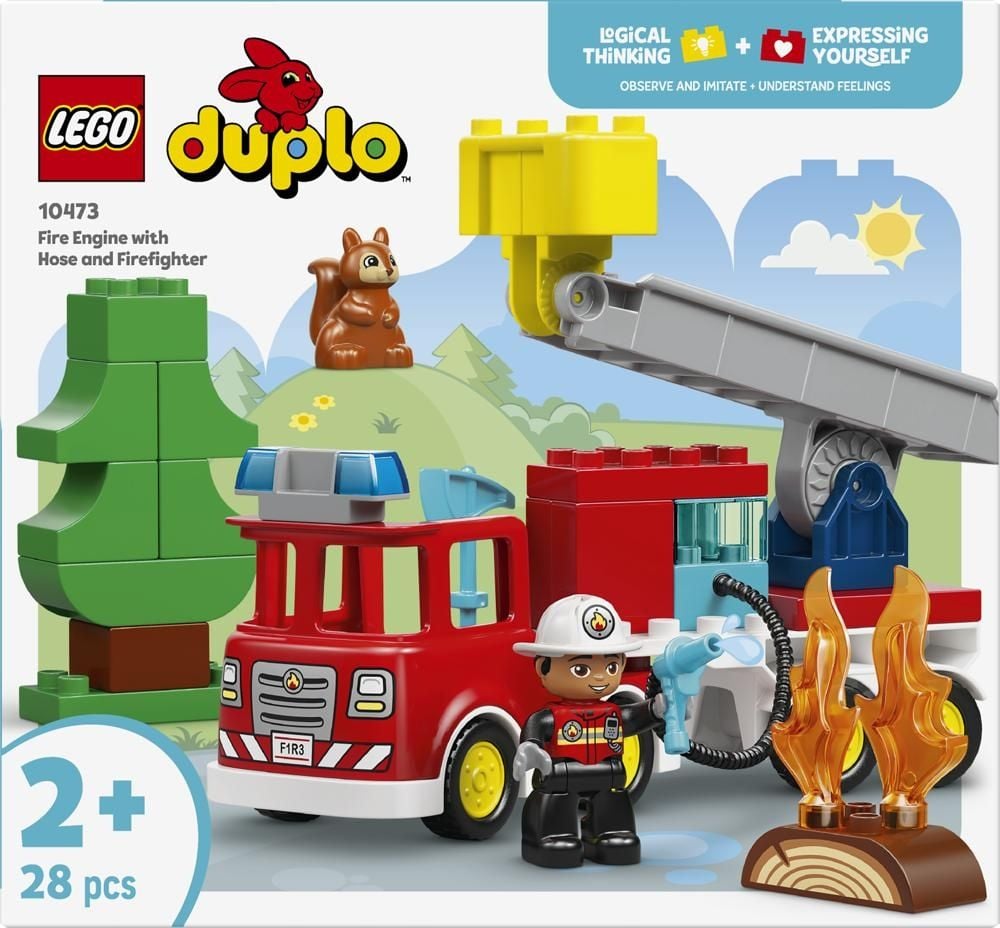 LEGO DUPLO Moje miasteczko Wóz strażacki z wężem i strażakiem 10473