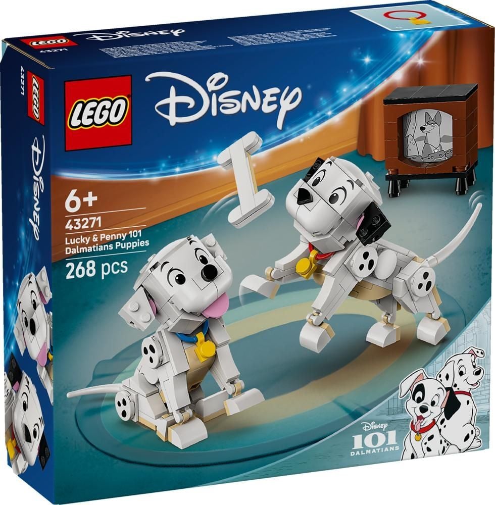 LEGO Disney 101 dalmatyńczyków — Szczeniaczki Szczęściarz i Penny 43271