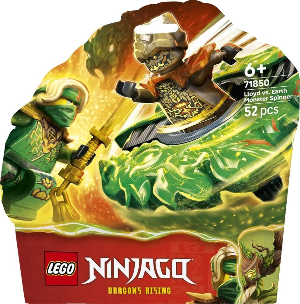 LEGO NINJAGO Lloyd kontra ziemny potwór na spinnerze 71850
