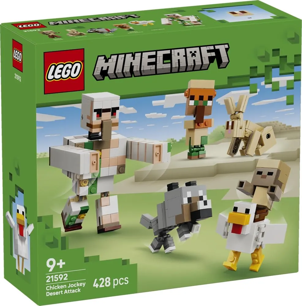 LEGO Minecraft Atak kurzego jeźdźca na pustyni 21592