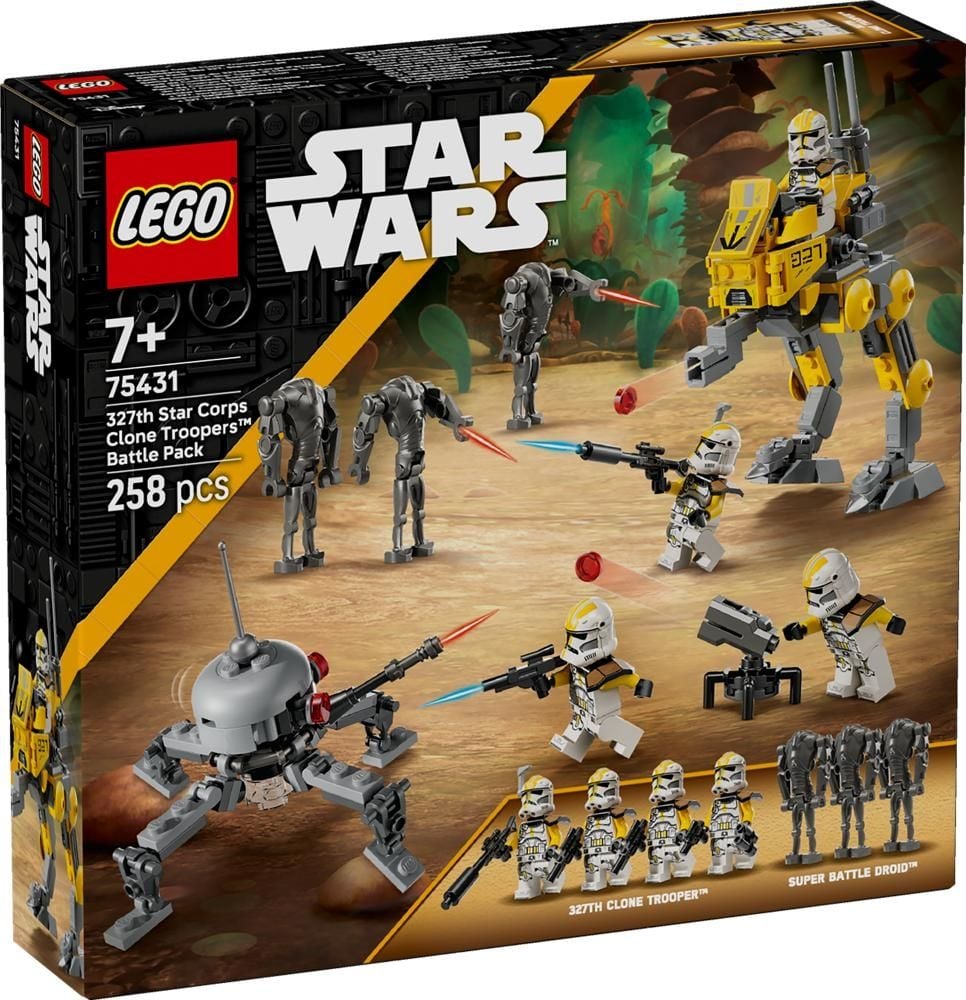 LEGO Star Wars 75431 Zestaw bitewny — żołnierze-klony z 327. korpusu galaktycznego