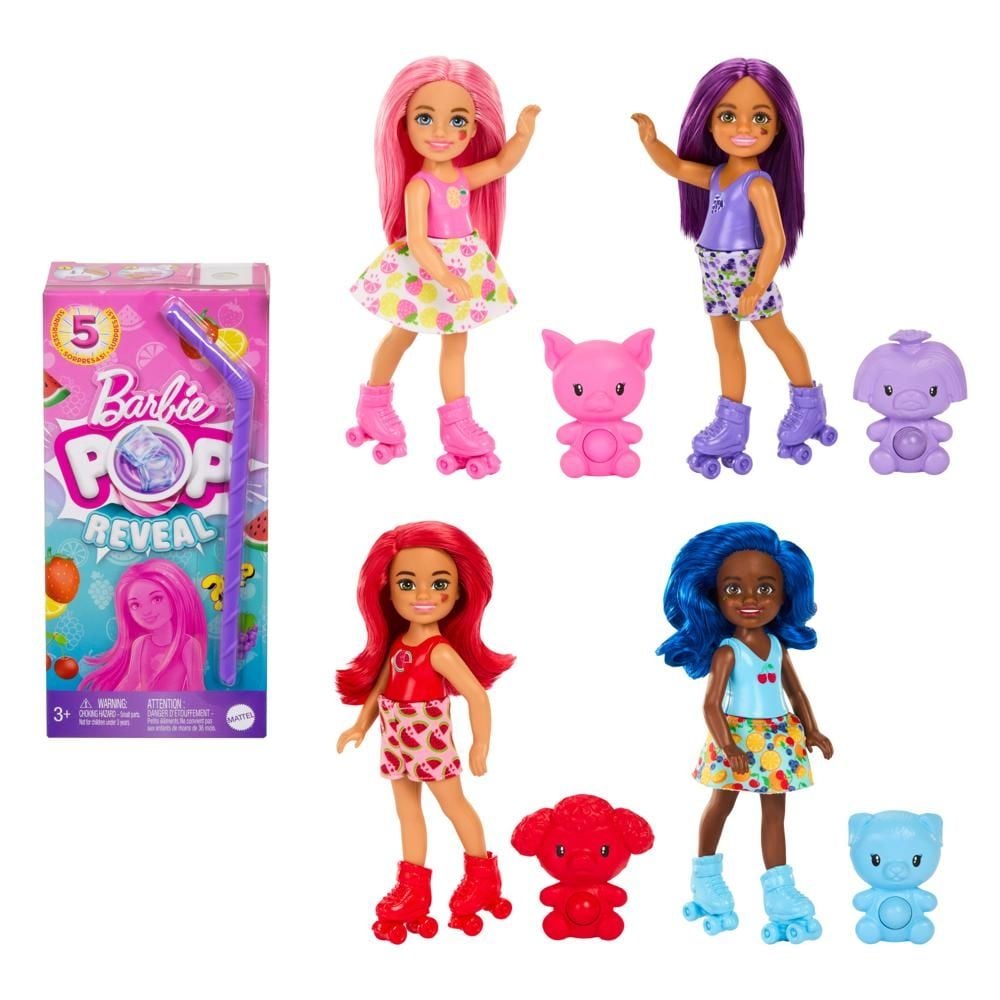 Barbie Pop Reveal  Owocowy Sok Chelsea