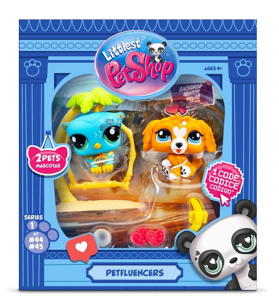 Littles Pet Shop Mini Zestaw 2 Figurek Petfluencers