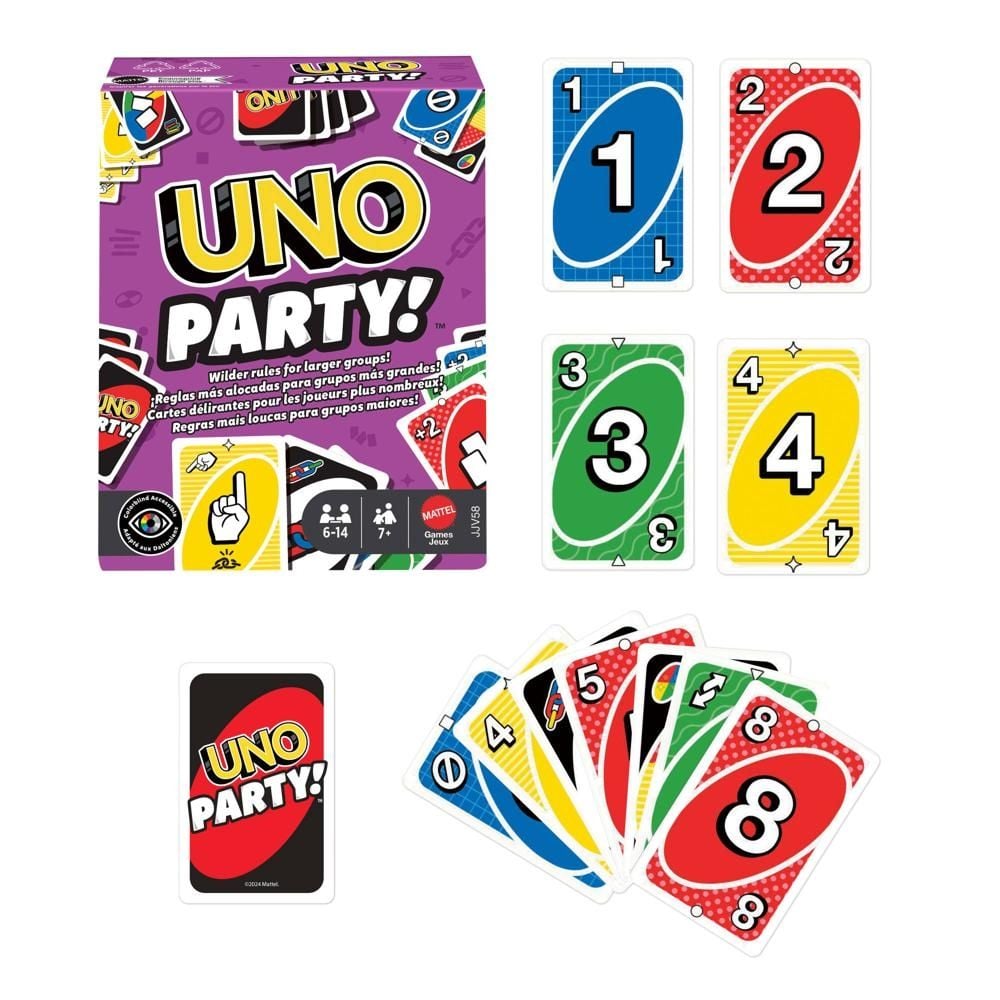 Mattel Karty UNO Party Imprezowa JJV58