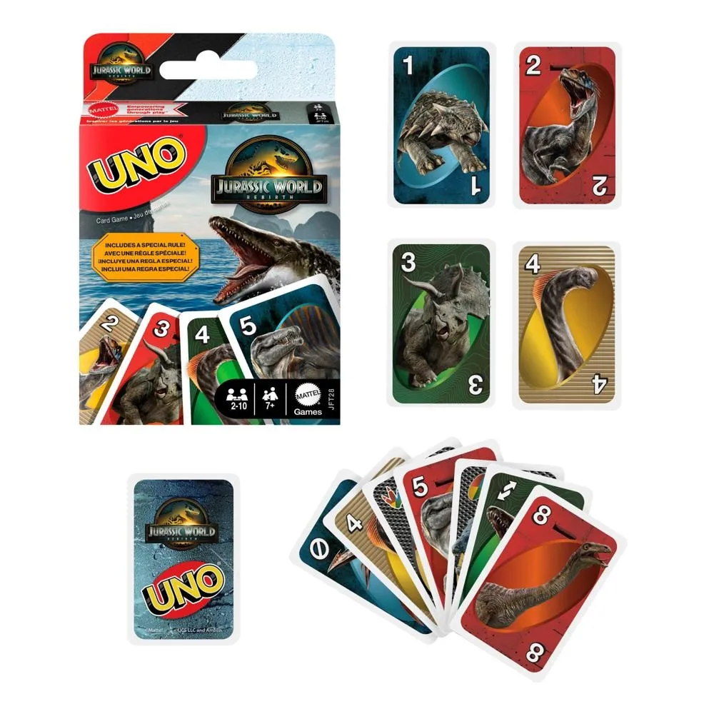 Karty UNO Jurassic World JFT28