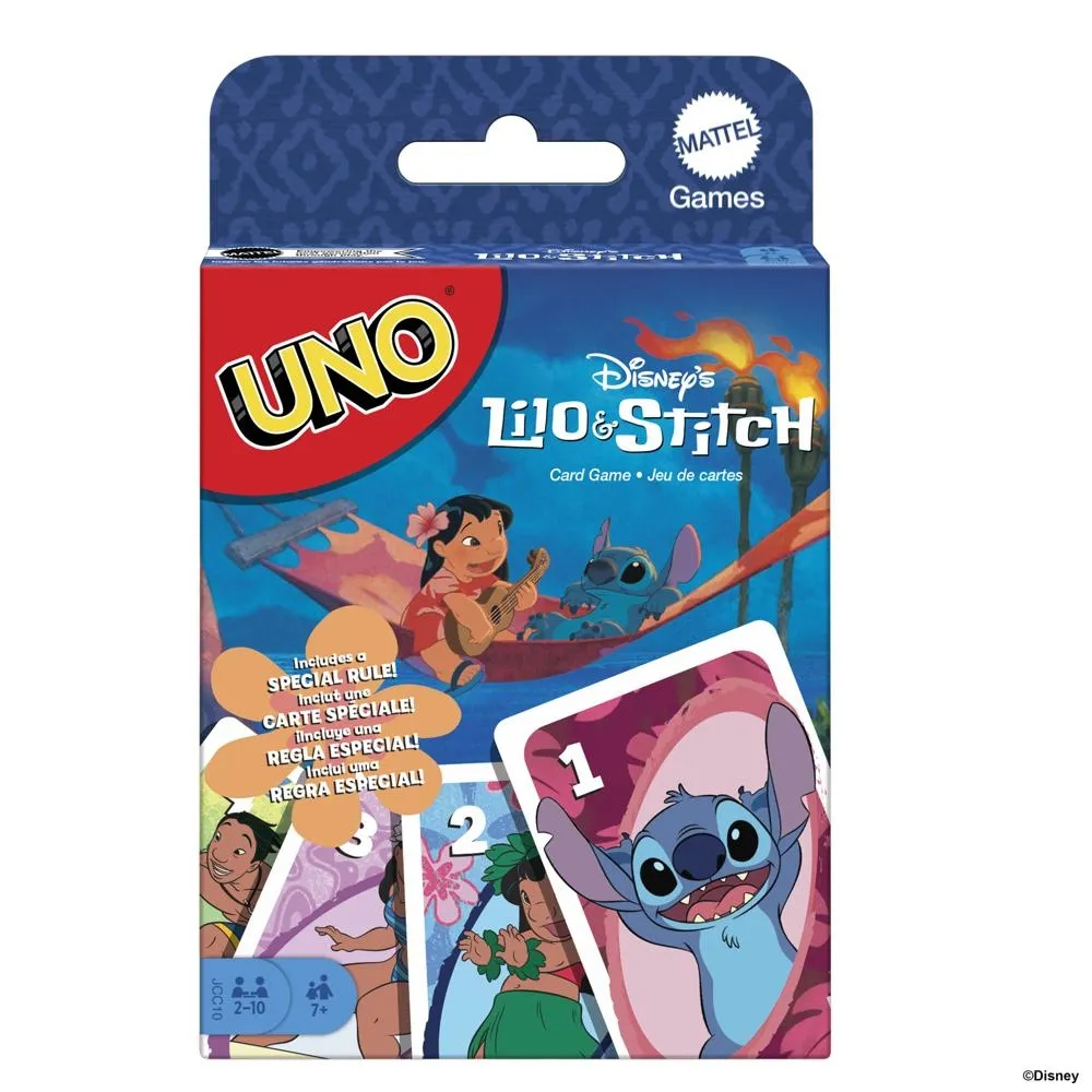UNO Lilo & Stitch Gra karciana dla dzieci