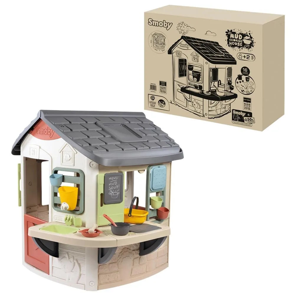 Smoby Life Domek z kuchnią błotną