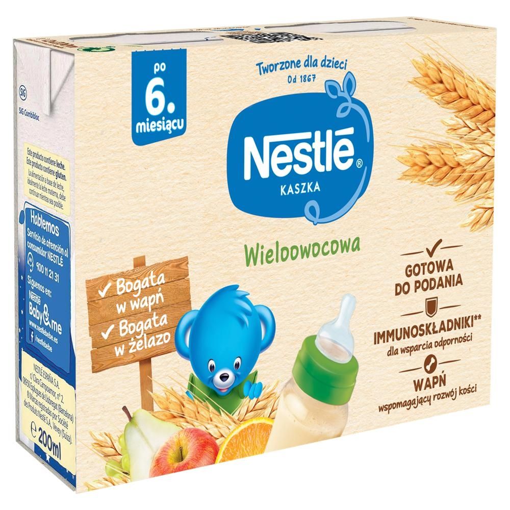 Nestlé Kaszka wieloowocowa po 6 miesiącu 2 x 200 ml