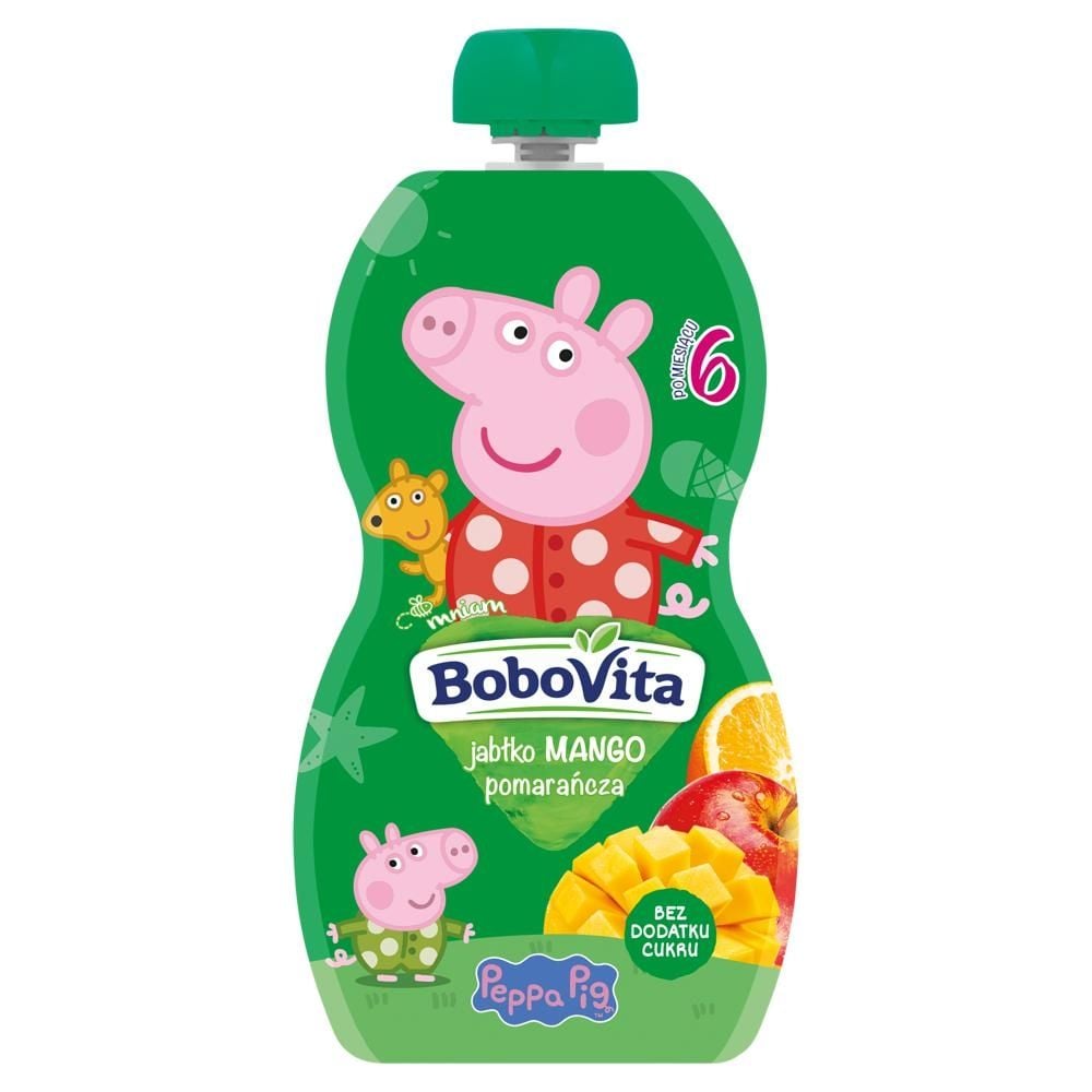 BoboVita Mus jabłko mango pomarańcza po 6 miesiącu 100 g