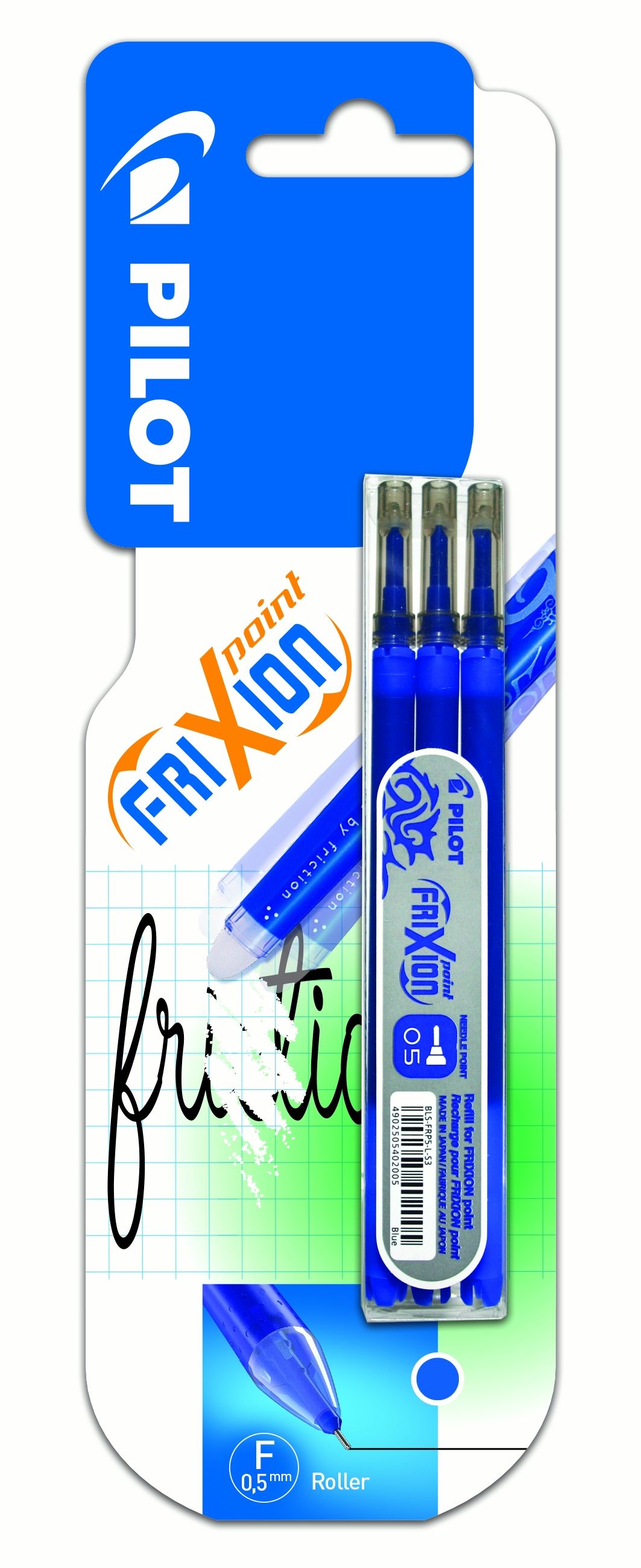 Wkłady Niebieskie do cienkopisu PILOT Frixion x 3