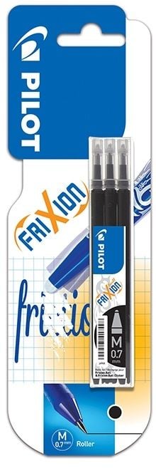 Wkład do pióra kulkowego PILOT Frixion Wkłady Czarny x3