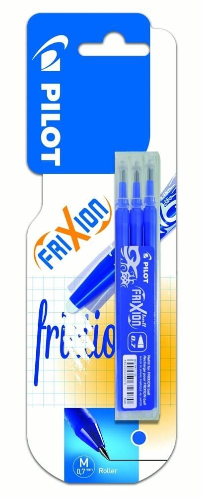 Wkład do pióra kulkowego PILOT Frixion wkłady niebieskie x3