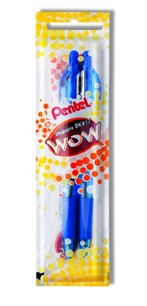 Długopis Wow BK417/niebieski x 2 szt.