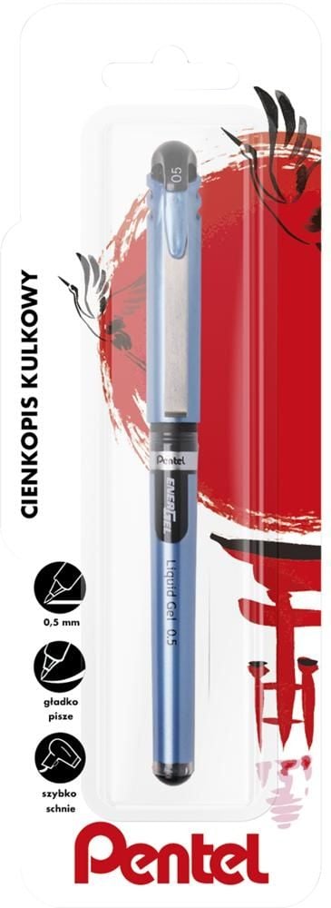 Cienkopis kulkowy EnerGel BLN15/czarny x 1 szt.