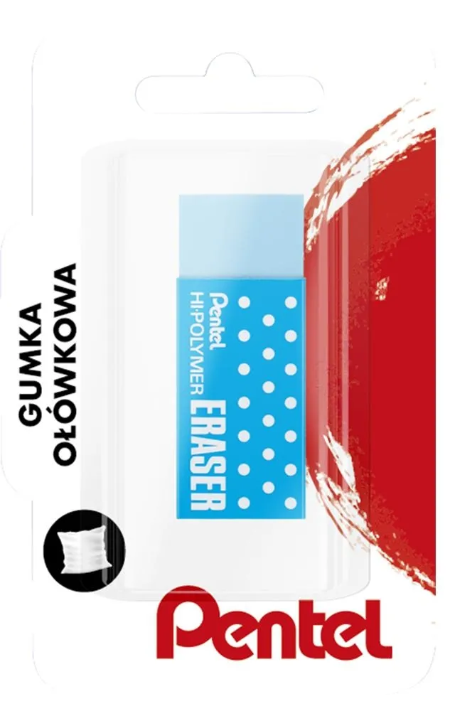 Gumka ołówkowa kolorowa Hi-Polymer, ZEH-05CM x 1 szt.
