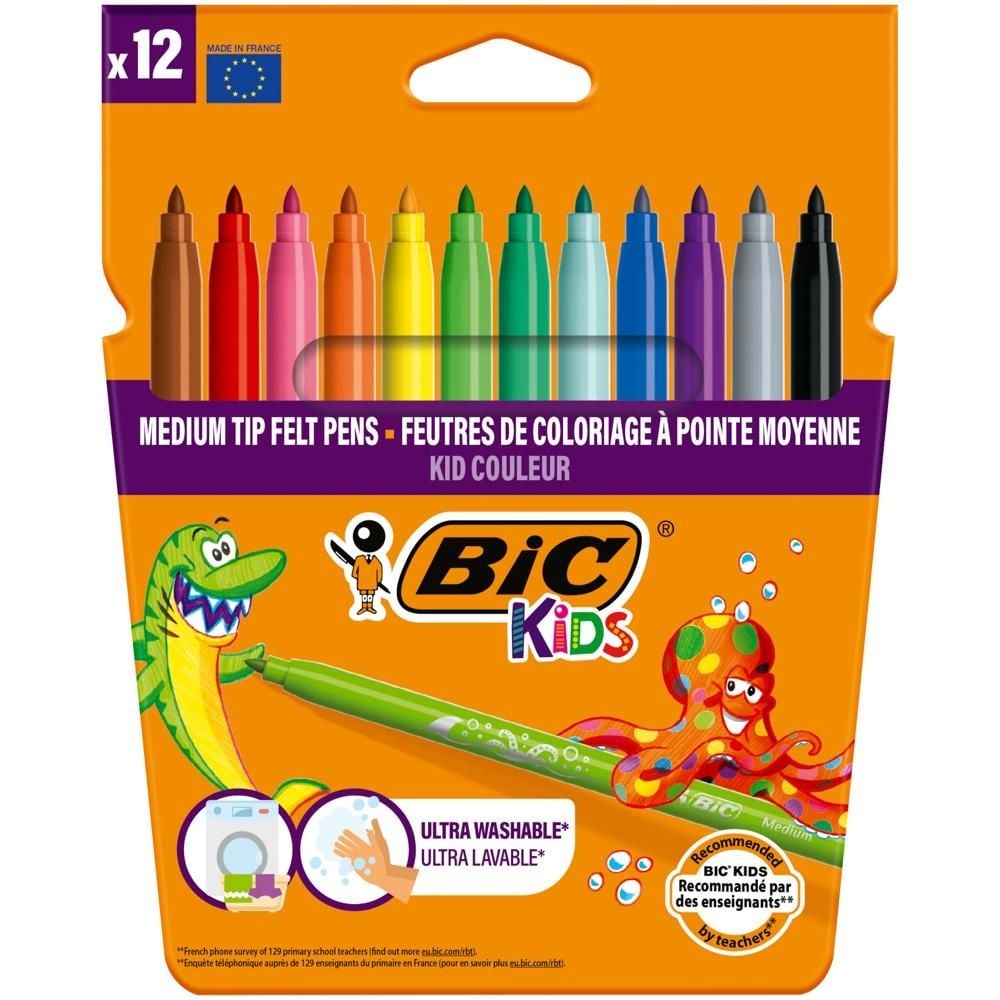 BIC Kids Kid Couleur Flamastry Pudełko 12szt