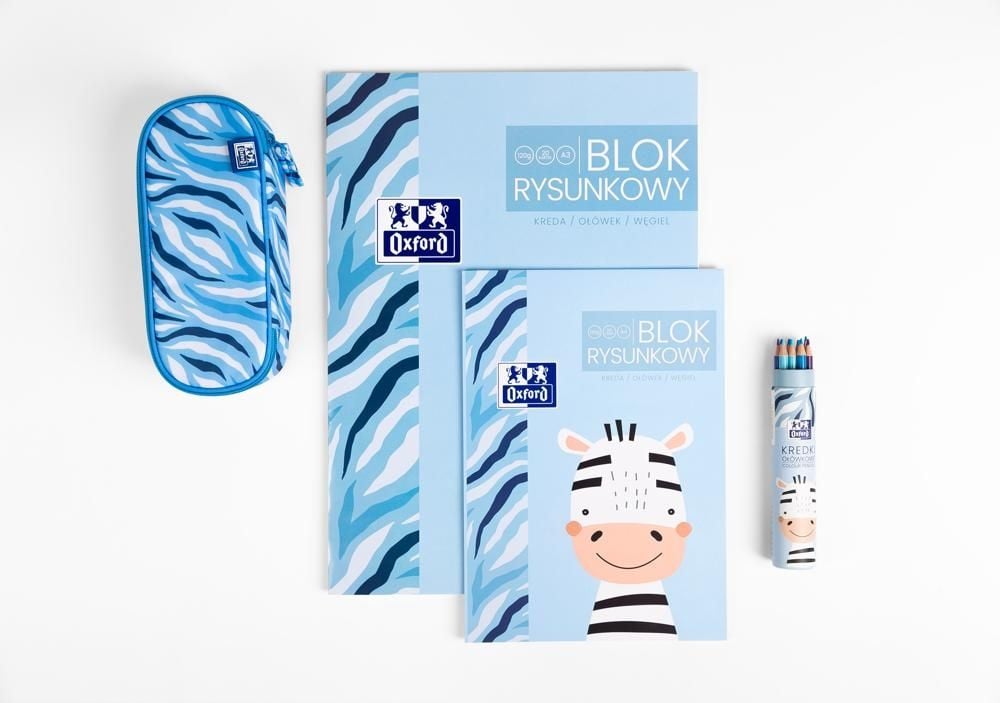 Blok rysunkowy Oxford Kids A4 20k