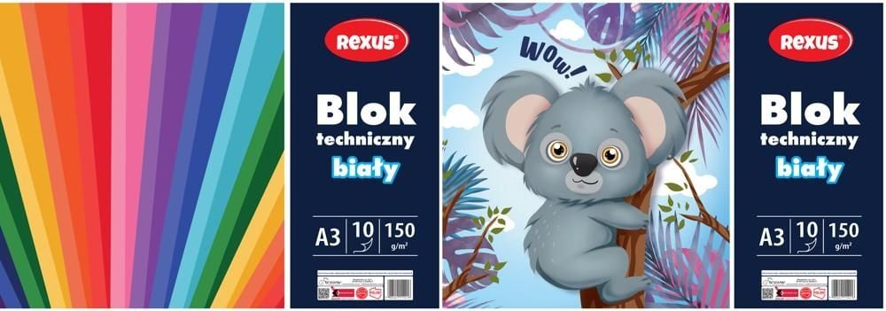 Blok Techniczny Biały A3/10K.
