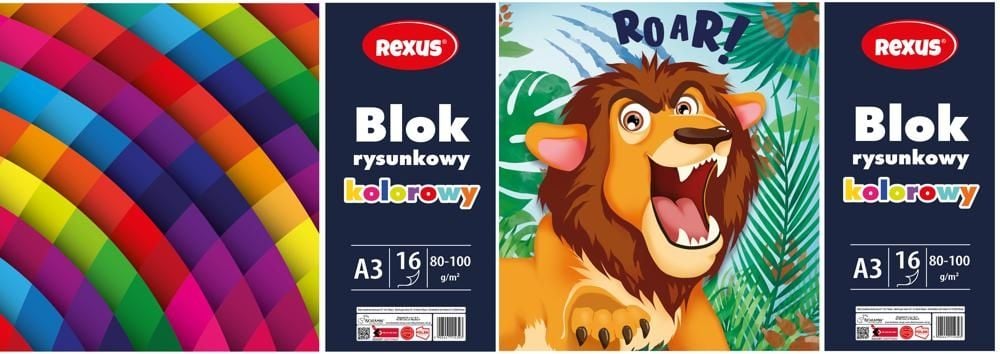 Blok Rysunkowy Kolorowy A3/16K.