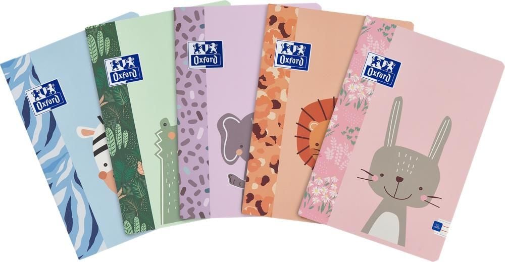 Zeszyt oxford kids a4/32k linia podwójna kolorowa