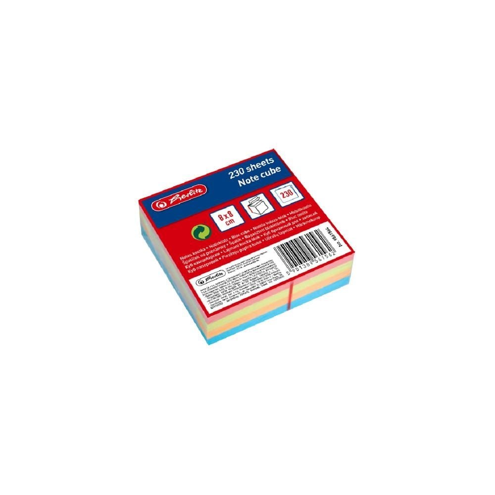 Notes kostka 8x8x3 cm Herlitz kolorowa BIG
