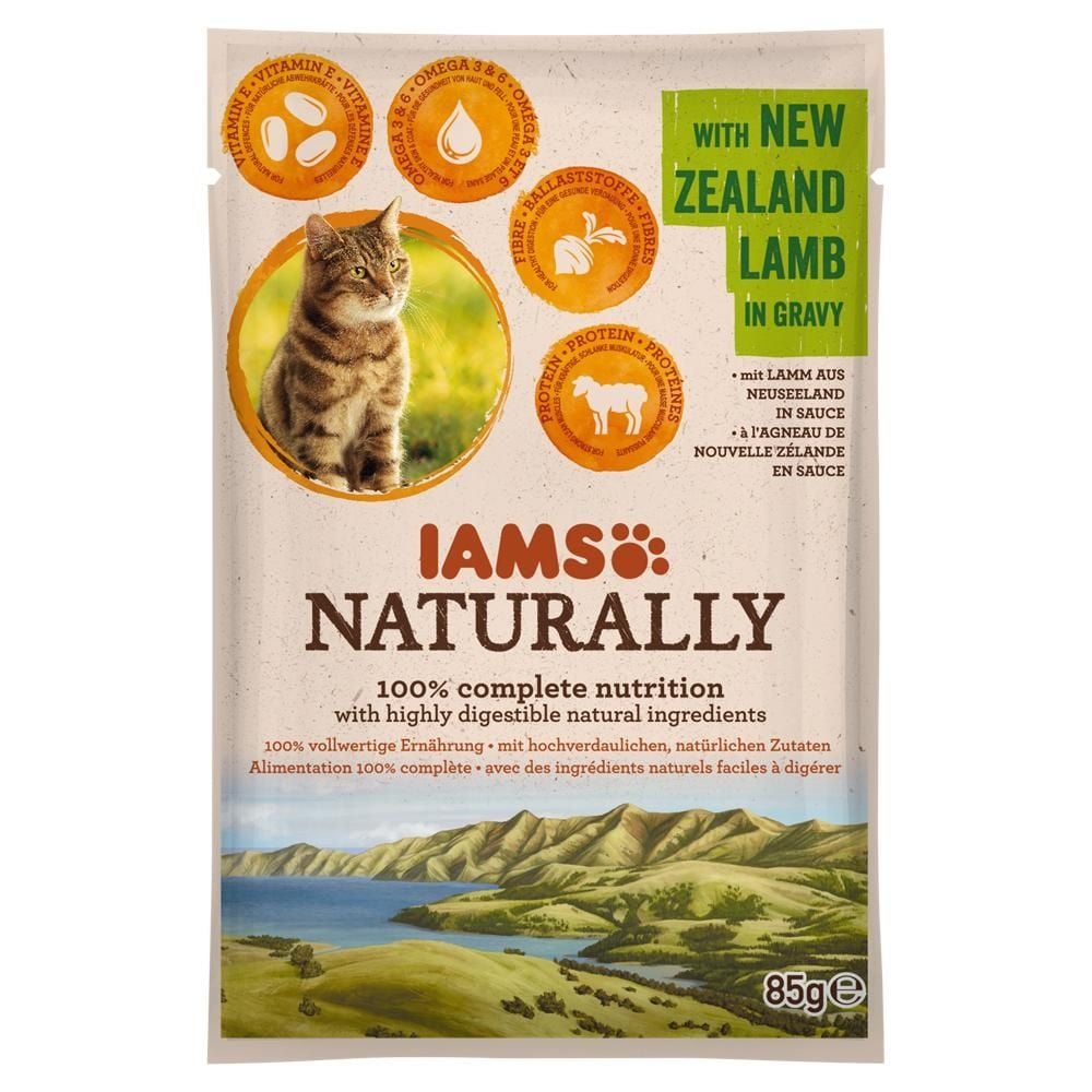 Iams Naturally Adult Lamb Mokra karma dla kotów 85 g