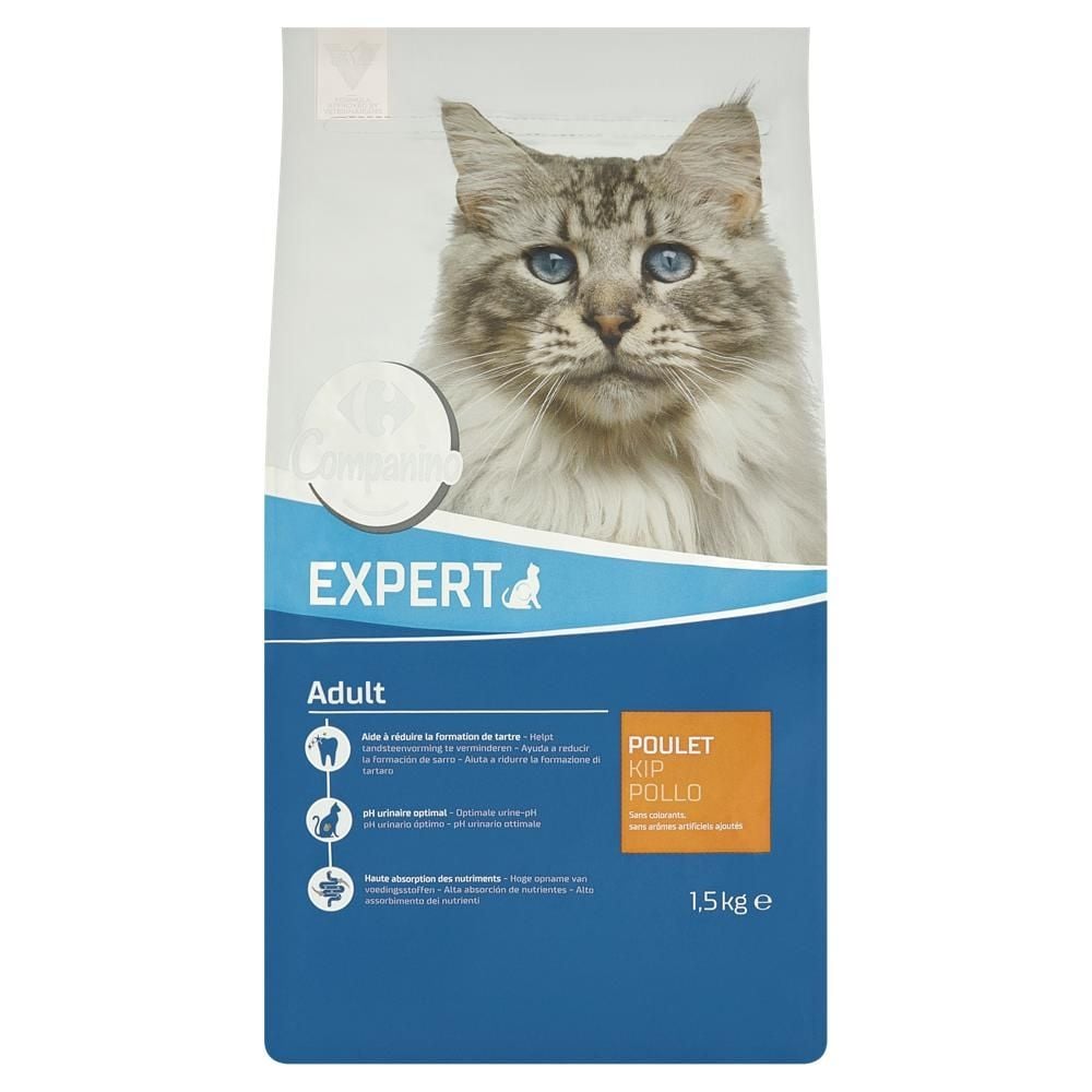 Carrefour Companino Expert Adult Karma dla kotów 1,5 kg