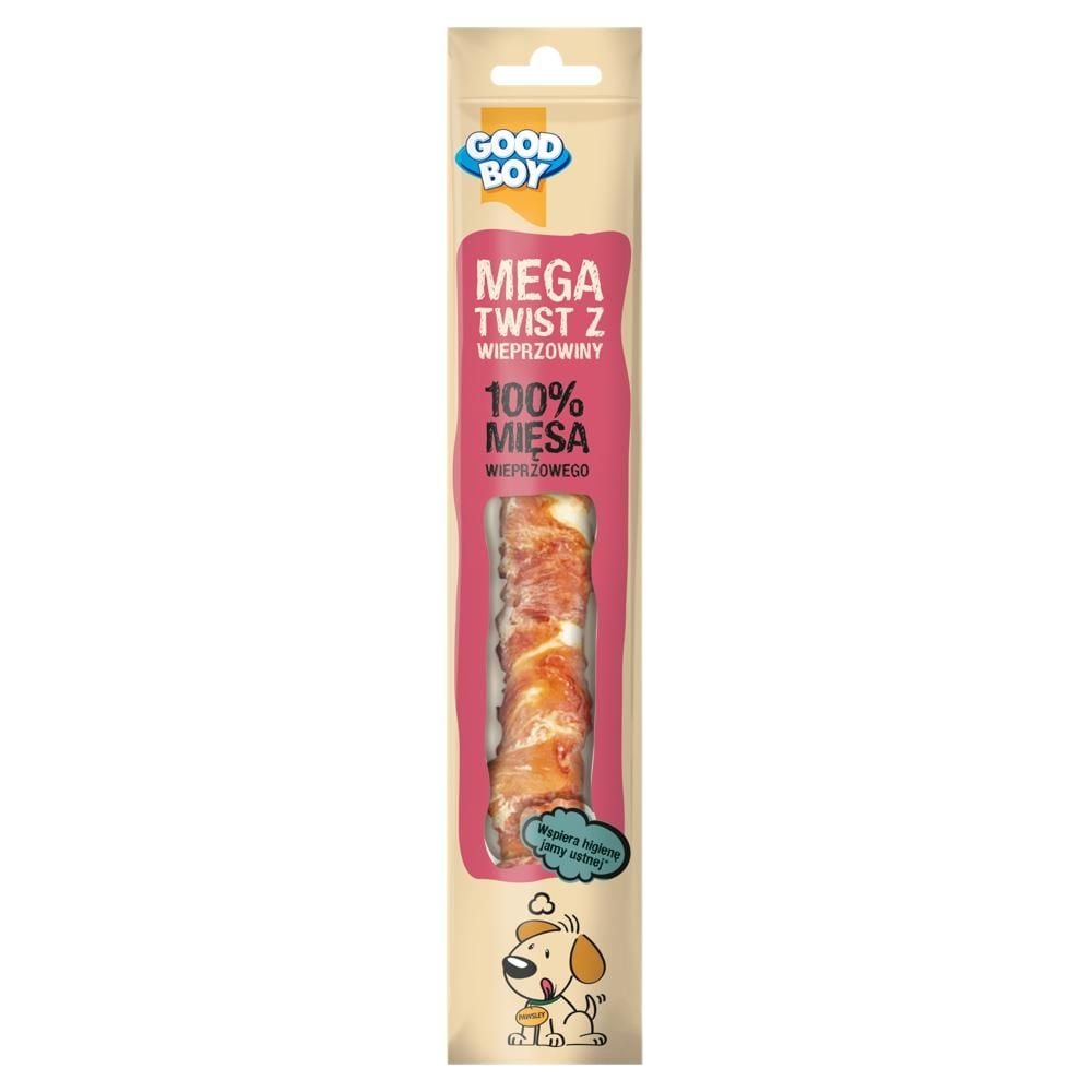 Good Boy Mieszanka paszowa uzupełniająca dla psów mega twist z wieprzowiny 60 g