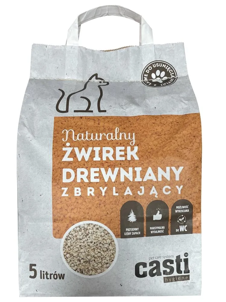 Casti Żwirek Drewniany 5L