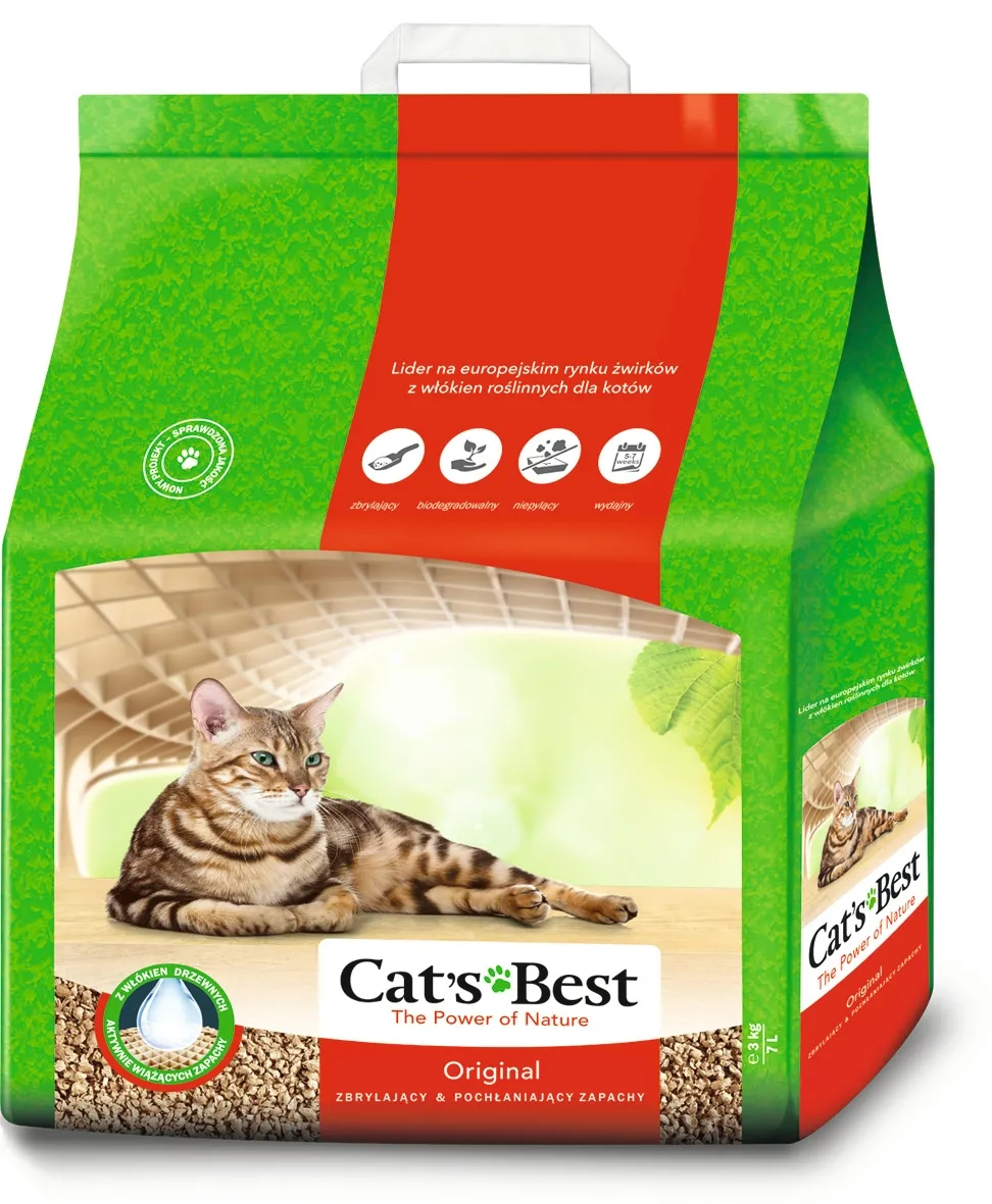 Żwirek uniwersalny CAT'S BEST Orginal 7l