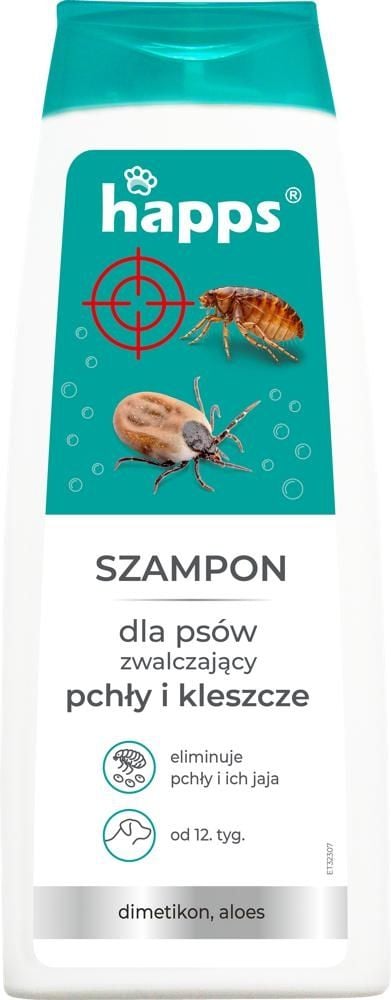HAPPS - szampon przeciw pchłom dla psów 250ml