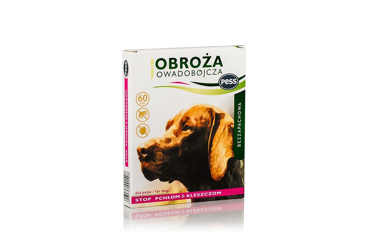 Obroża owadobójcza dla psa 60cm bezzapachowa
